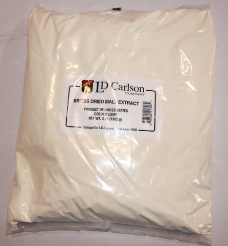 Golden Light Dry Malt Extract (DME) 3 LB (Briess)