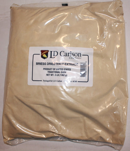 Traditional Dark Dry Malt Extract (DME) 3 LB (Briess)