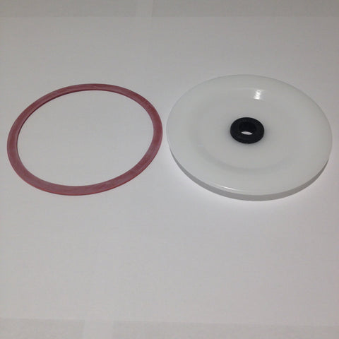None - Reusable Wide Mouth Canning Lid W/ Ring And Rubber Grommet