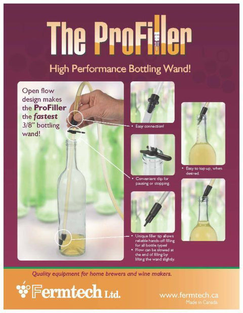 Siphon Equipment - Bottle Filler, ProFiller From Fermtech