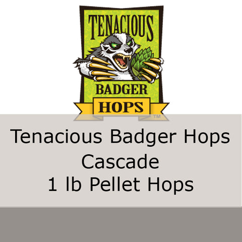 Cascade Pellet Hops 1 lb (Tenacious Badger Hops)