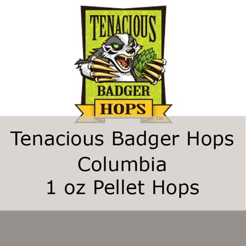 Columbia Pellet Hops 1 oz (Tenacious Badger Hops)