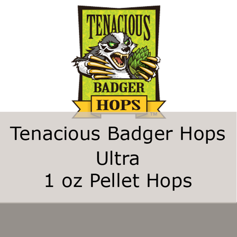 Ultra Pellet Hops 1 oz (Tenacious Badger Hops)