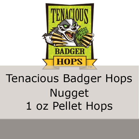 Nugget Pellet Hops 1 oz (Tenacious Badger Hops)