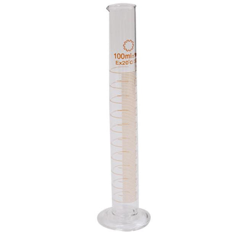 Testing Equipment - Graduated Cylinder, Glass - 100 ML