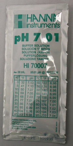 pH Meter Buffer Solution for pH 7.01 (20mL Pack)